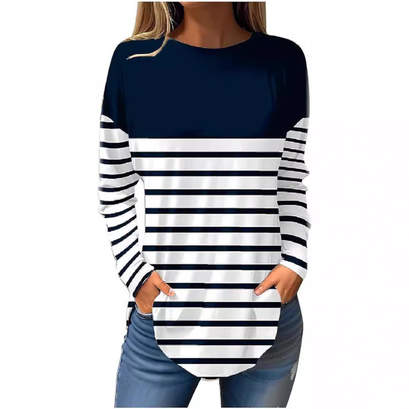 Piiriülene väliskaubandus, uued Euroopa ja Ameerika pullover-lilledega sügis- ja talvised ümara kaelusega naiste jakid, 3D-printimine partii figuuriks