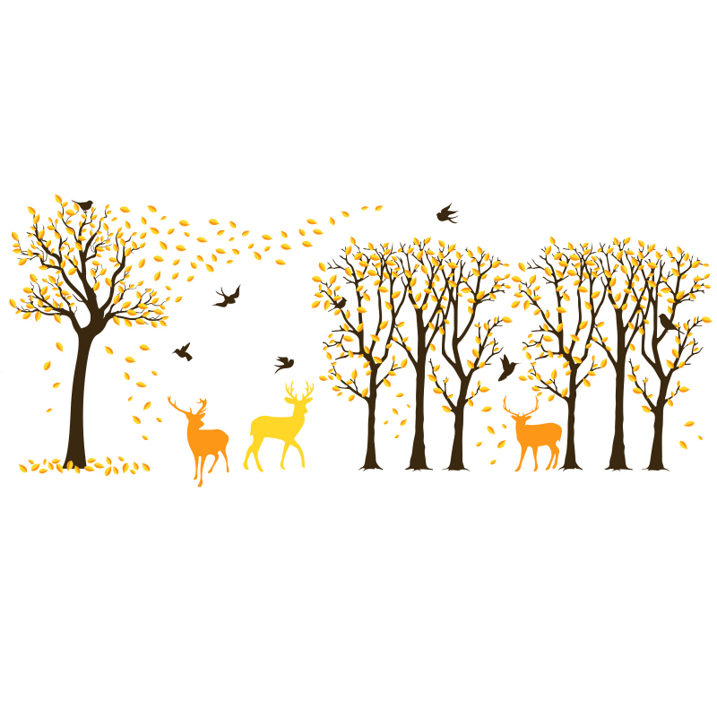 Eritellimusel valmistatud mitme stiiliga koomiksimaastiku, looduse, PVC-seina kleebised, kodu, magamistoa seinakaunistuse seinakleebised