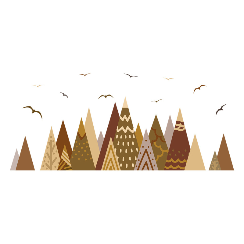 Eritellimusel valmistatud mitme stiiliga koomiksimaastiku, looduse, PVC-seina kleebised, kodu, magamistoa seinakaunistuse seinakleebised