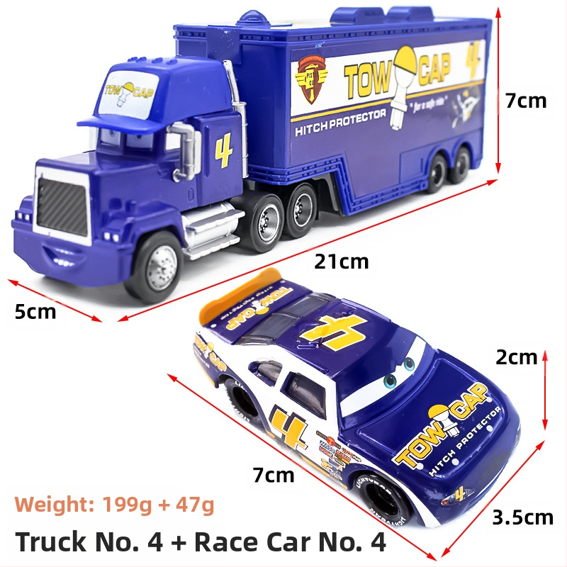 Car Story Uncle Mai Φορτηγό Container Racer Ολόσωμη φόρμα αυτοκινήτου από κράμα αλουμινίου για παιδιά