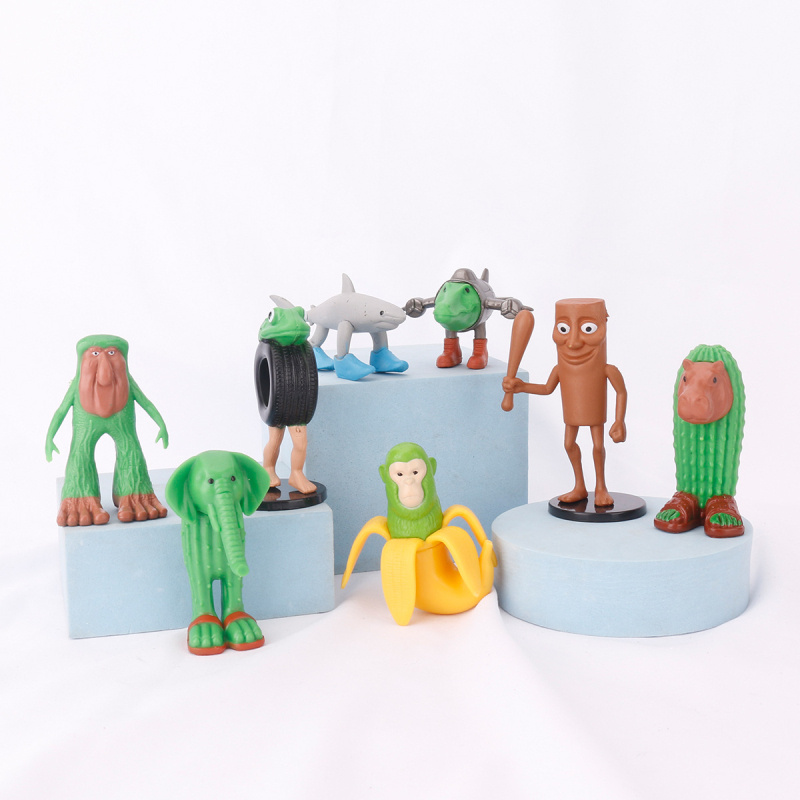 Piiriülene mägede ja merede klassika, figuuride kaunistused, Tungtungsahur, puidust pulkmees, kes kannab kingi, hainukk, hulgimüük