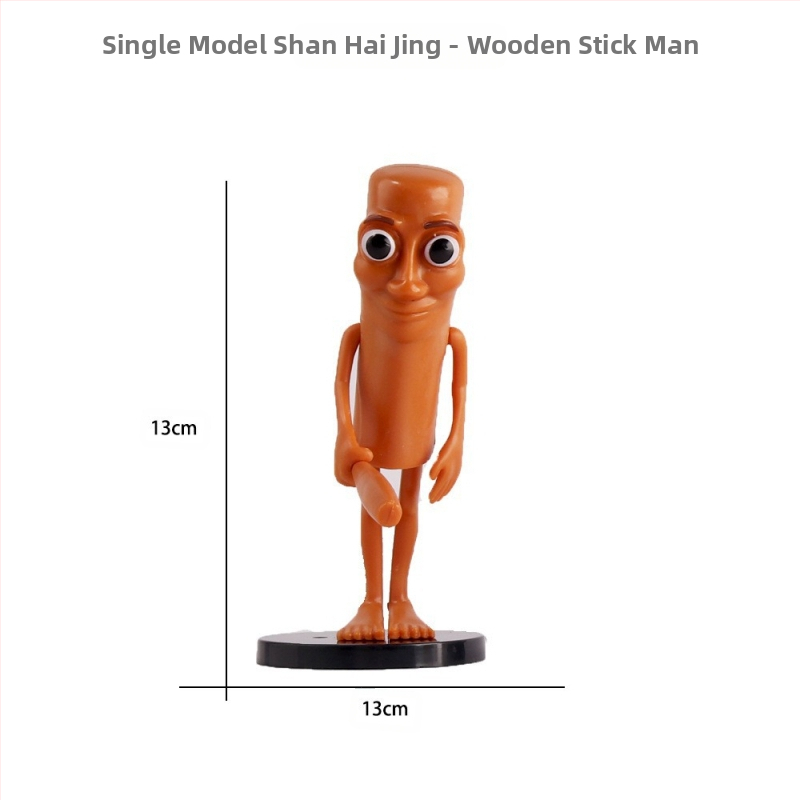 Piiriülene mägede ja merede klassika, figuuride kaunistused, Tungtungsahur, puidust pulkmees, kes kannab kingi, hainukk, hulgimüük