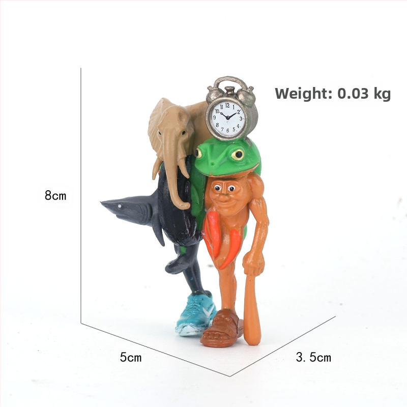 Piiriülene mägede ja merede klassika, figuuride kaunistused, Tungtungsahur, puidust pulkmees, kes kannab kingi, hainukk, hulgimüük