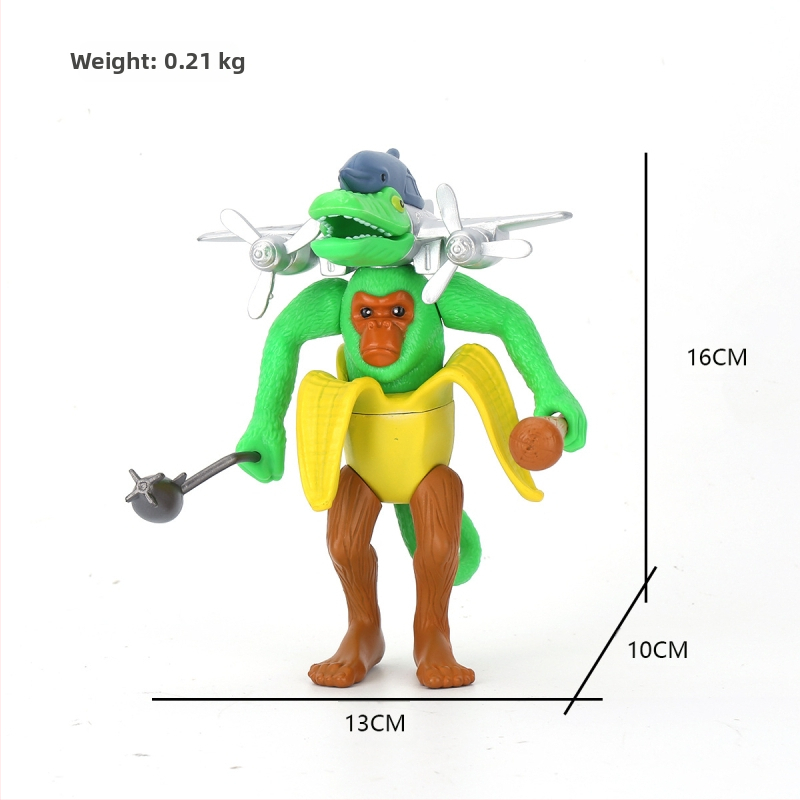 Piiriülene mägede ja merede klassika, figuuride kaunistused, Tungtungsahur, puidust pulkmees, kes kannab kingi, hainukk, hulgimüük