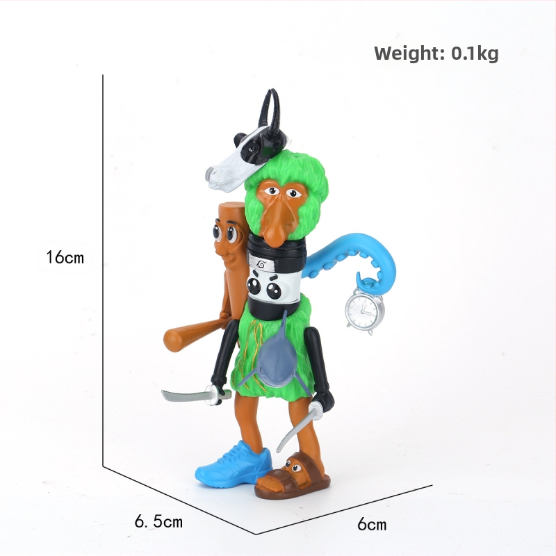 Piiriülene mägede ja merede klassika, figuuride kaunistused, Tungtungsahur, puidust pulkmees, kes kannab kingi, hainukk, hulgimüük