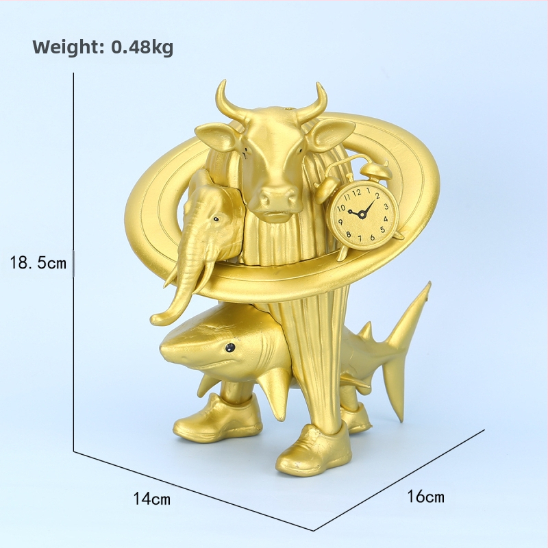 Piiriülene mägede ja merede klassika, figuuride kaunistused, Tungtungsahur, puidust pulkmees, kes kannab kingi, hainukk, hulgimüük