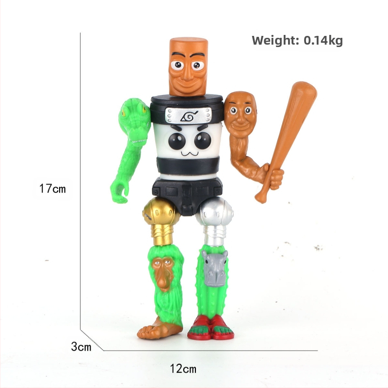 Piiriülene mägede ja merede klassika, figuuride kaunistused, Tungtungsahur, puidust pulkmees, kes kannab kingi, hainukk, hulgimüük