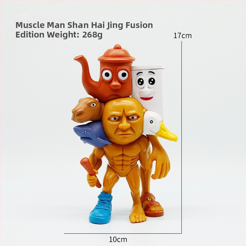 Piiriülene mägede ja merede klassika, figuuride kaunistused, Tungtungsahur, puidust pulkmees, kes kannab kingi, hainukk, hulgimüük