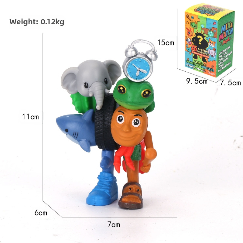 Piiriülene mägede ja merede klassika, figuuride kaunistused, Tungtungsahur, puidust pulkmees, kes kannab kingi, hainukk, hulgimüük