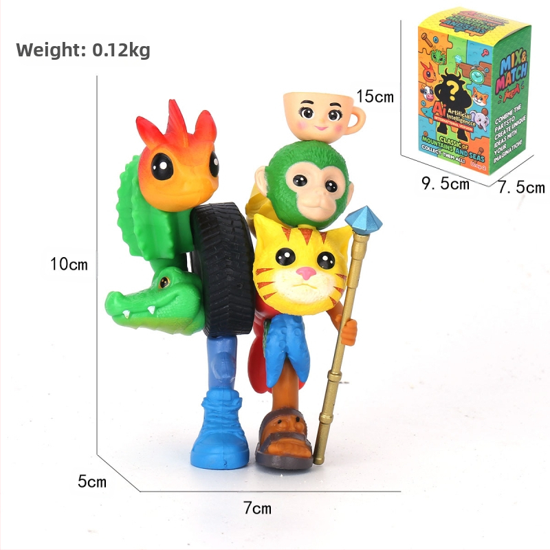 Piiriülene mägede ja merede klassika, figuuride kaunistused, Tungtungsahur, puidust pulkmees, kes kannab kingi, hainukk, hulgimüük