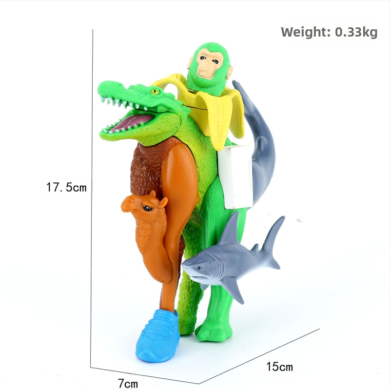 Piiriülene mägede ja merede klassika, figuuride kaunistused, Tungtungsahur, puidust pulkmees, kes kannab kingi, hainukk, hulgimüük