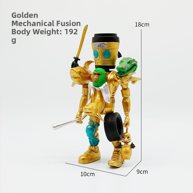 Piiriülene mägede ja merede klassika, figuuride kaunistused, Tungtungsahur, puidust pulkmees, kes kannab kingi, hainukk, hulgimüük