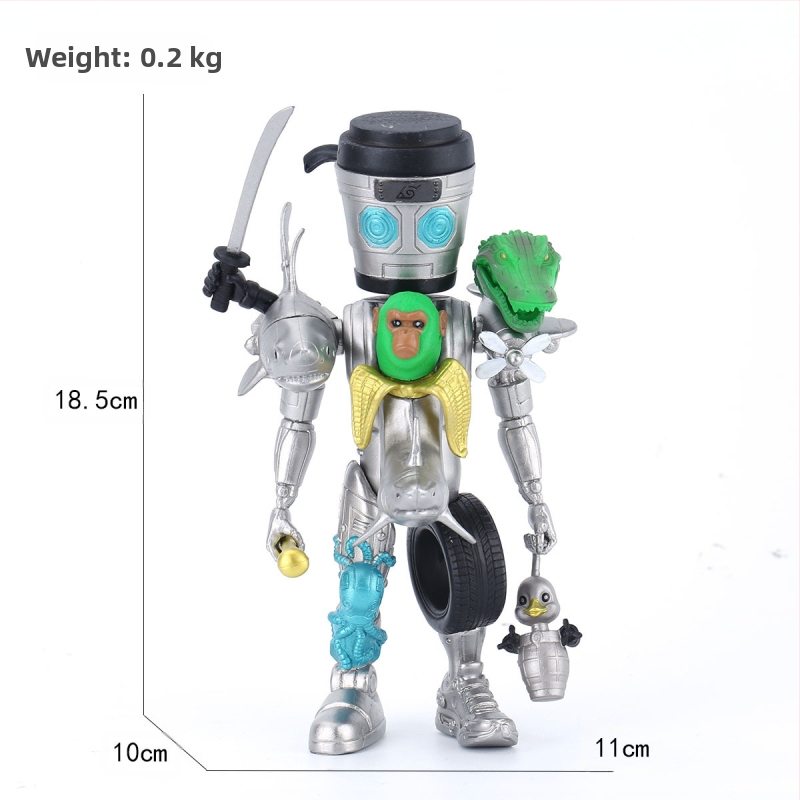 Piiriülene mägede ja merede klassika, figuuride kaunistused, Tungtungsahur, puidust pulkmees, kes kannab kingi, hainukk, hulgimüük