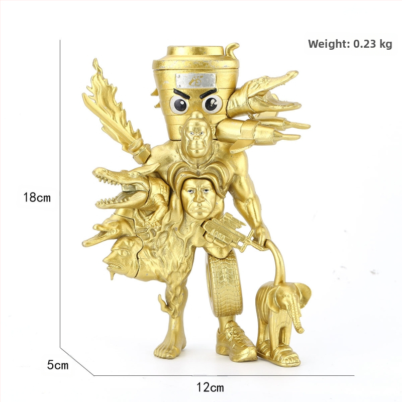 Piiriülene mägede ja merede klassika, figuuride kaunistused, Tungtungsahur, puidust pulkmees, kes kannab kingi, hainukk, hulgimüük