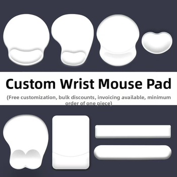 Σιλικόνης καρπό ποντίκι pad εργοστάσιο άμεσες πωλήσεις διασυνοριακή διαφήμιση μοτίβο πληκτρολόγιο στήριγμα χεριών καρπό στήριγμα καρπού mouse pad