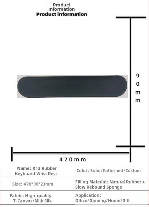 Silikoonist randmehiirepadi tehase otsemüük piiriülene reklaamimuster klaviatuuri käetugi randmetugi randmepadi hiirepadi