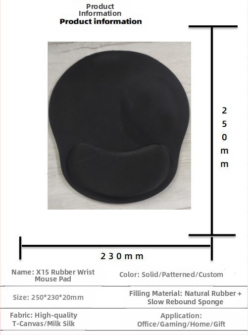 Silikoonist randmehiirepadi tehase otsemüük piiriülene reklaamimuster klaviatuuri käetugi randmetugi randmepadi hiirepadi