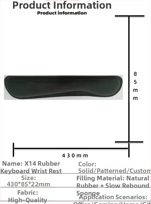 Silikoonist randmehiirepadi tehase otsemüük piiriülene reklaamimuster klaviatuuri käetugi randmetugi randmepadi hiirepadi