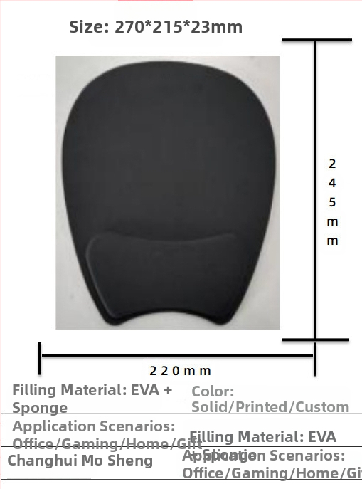 Silikoonist randmehiirepadi tehase otsemüük piiriülene reklaamimuster klaviatuuri käetugi randmetugi randmepadi hiirepadi
