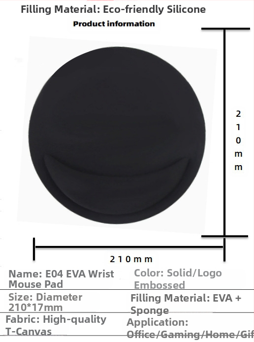 Silikoonist randmehiirepadi tehase otsemüük piiriülene reklaamimuster klaviatuuri käetugi randmetugi randmepadi hiirepadi