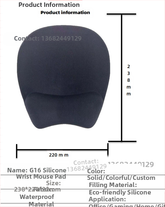 Silikoonist randmehiirepadi tehase otsemüük piiriülene reklaamimuster klaviatuuri käetugi randmetugi randmepadi hiirepadi