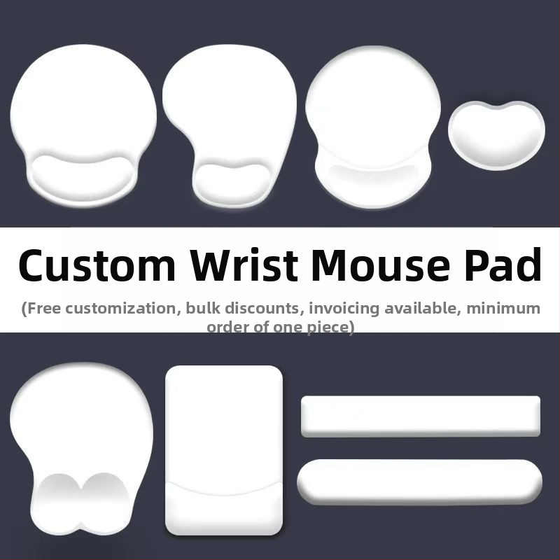 Silikoonist randmehiirepadi tehase otsemüük piiriülene reklaamimuster klaviatuuri käetugi randmetugi randmepadi hiirepadi