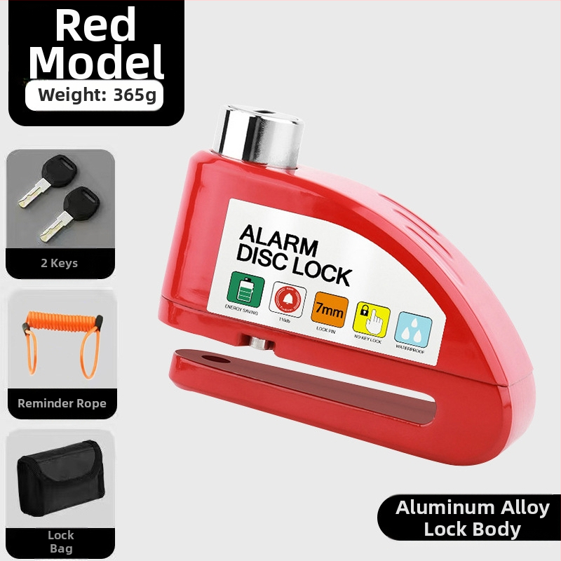 Κλείδωμα δισκόφρενου αυτοκινήτου γενικής χρήσης, κλειδαριά μοτοσικλέτας, αντικλεπτικό συναγερμό ποδηλάτου, κλειδαριά δισκόφρενου, κλειδαριά ποδηλάτου βουνού