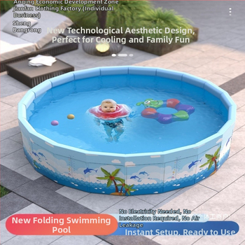 Vaikų buitinis baseinas Nepripučiamas suaugusiųjų kūdikių didelis lauko lauko sulankstomas baseinas plaukimo kibiras