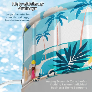 Vaikų buitinis baseinas Nepripučiamas suaugusiųjų kūdikių didelis lauko lauko sulankstomas baseinas plaukimo kibiras