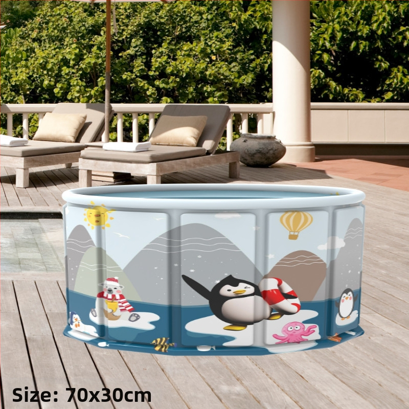 Vaikų buitinis baseinas Nepripučiamas suaugusiųjų kūdikių didelis lauko lauko sulankstomas baseinas plaukimo kibiras