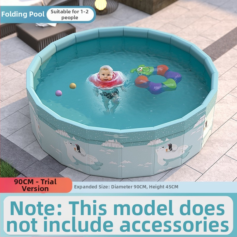 Vaikų buitinis baseinas Nepripučiamas suaugusiųjų kūdikių didelis lauko lauko sulankstomas baseinas plaukimo kibiras