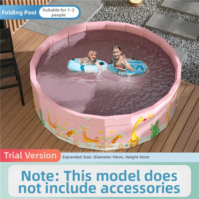 Vaikų buitinis baseinas Nepripučiamas suaugusiųjų kūdikių didelis lauko lauko sulankstomas baseinas plaukimo kibiras