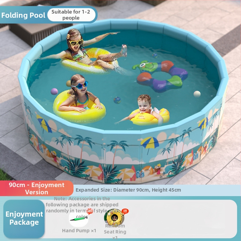 Vaikų buitinis baseinas Nepripučiamas suaugusiųjų kūdikių didelis lauko lauko sulankstomas baseinas plaukimo kibiras