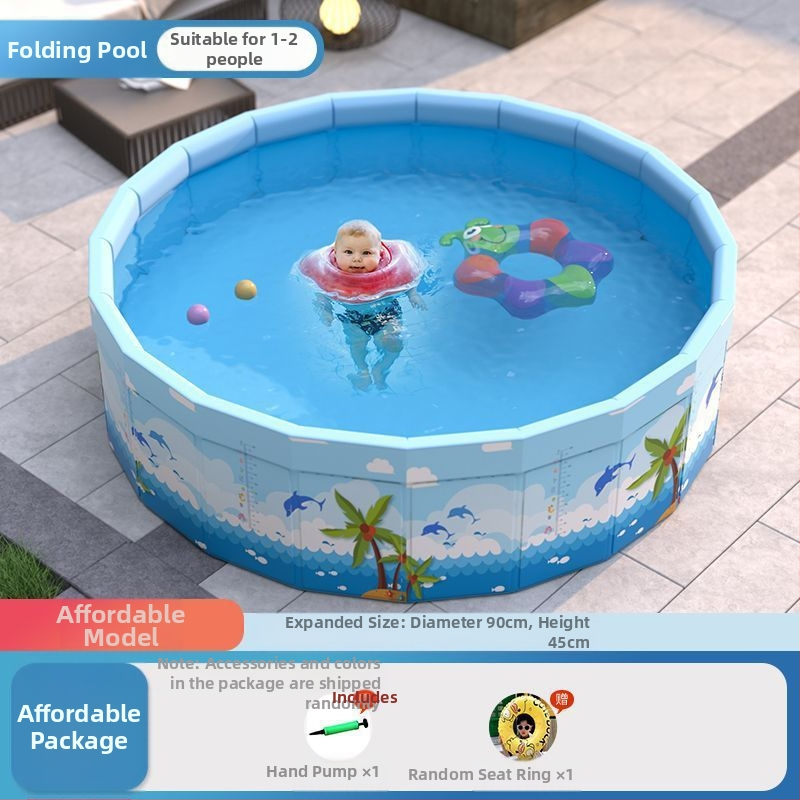 Vaikų buitinis baseinas Nepripučiamas suaugusiųjų kūdikių didelis lauko lauko sulankstomas baseinas plaukimo kibiras