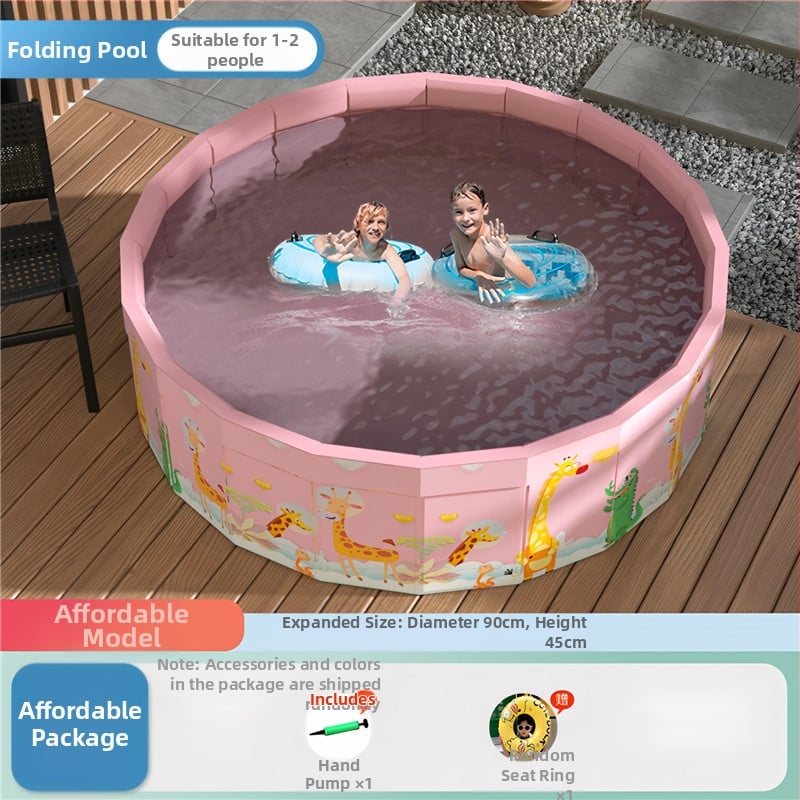 Vaikų buitinis baseinas Nepripučiamas suaugusiųjų kūdikių didelis lauko lauko sulankstomas baseinas plaukimo kibiras