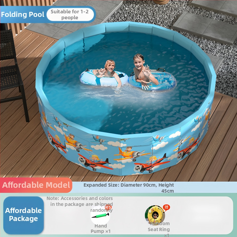 Vaikų buitinis baseinas Nepripučiamas suaugusiųjų kūdikių didelis lauko lauko sulankstomas baseinas plaukimo kibiras