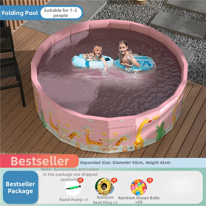 Vaikų buitinis baseinas Nepripučiamas suaugusiųjų kūdikių didelis lauko lauko sulankstomas baseinas plaukimo kibiras