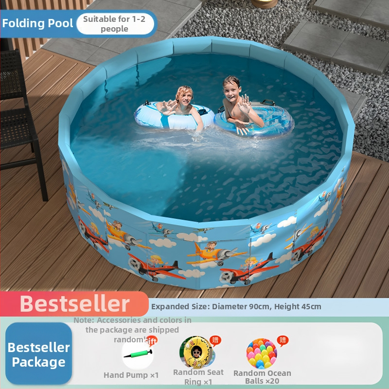 Vaikų buitinis baseinas Nepripučiamas suaugusiųjų kūdikių didelis lauko lauko sulankstomas baseinas plaukimo kibiras