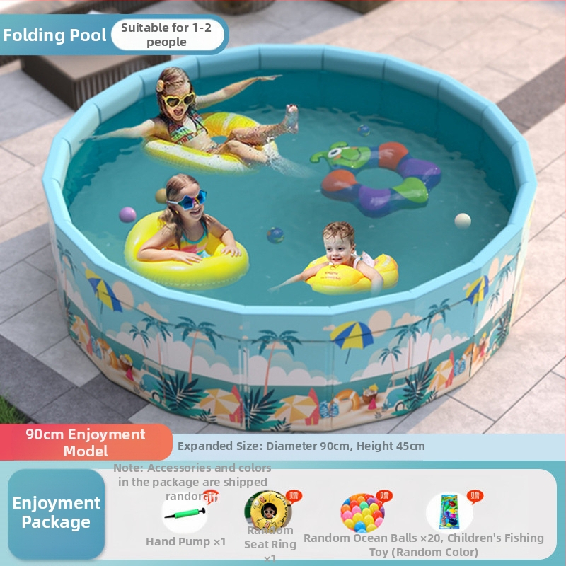 Vaikų buitinis baseinas Nepripučiamas suaugusiųjų kūdikių didelis lauko lauko sulankstomas baseinas plaukimo kibiras