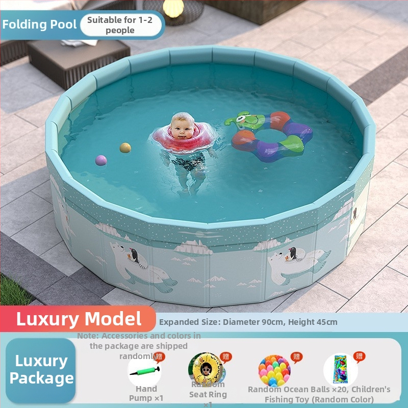 Vaikų buitinis baseinas Nepripučiamas suaugusiųjų kūdikių didelis lauko lauko sulankstomas baseinas plaukimo kibiras