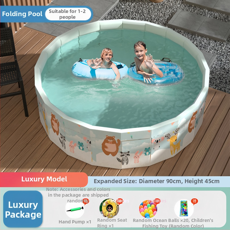 Vaikų buitinis baseinas Nepripučiamas suaugusiųjų kūdikių didelis lauko lauko sulankstomas baseinas plaukimo kibiras