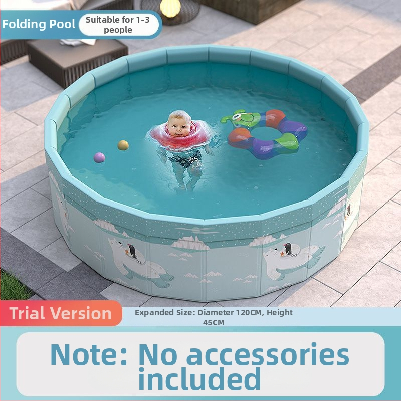 Vaikų buitinis baseinas Nepripučiamas suaugusiųjų kūdikių didelis lauko lauko sulankstomas baseinas plaukimo kibiras