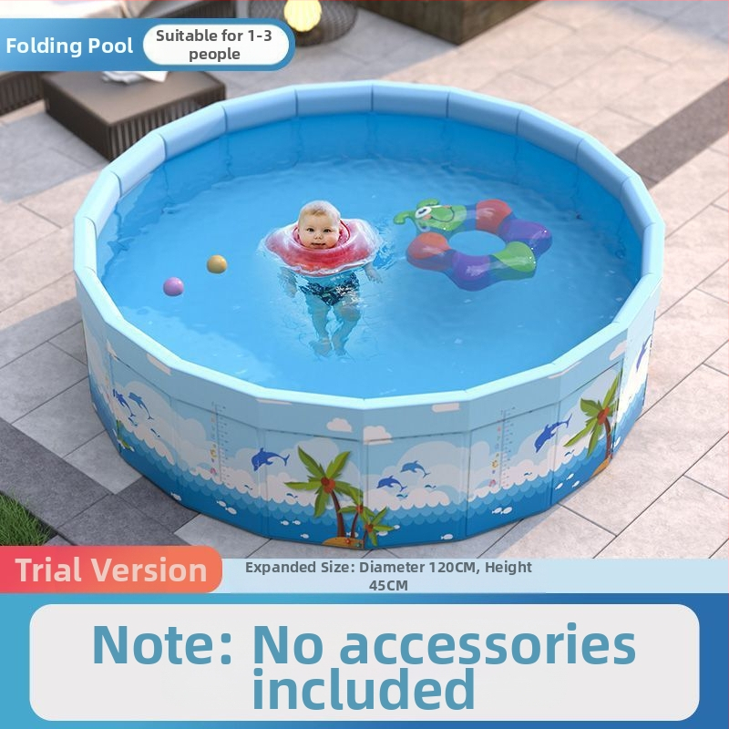 Vaikų buitinis baseinas Nepripučiamas suaugusiųjų kūdikių didelis lauko lauko sulankstomas baseinas plaukimo kibiras