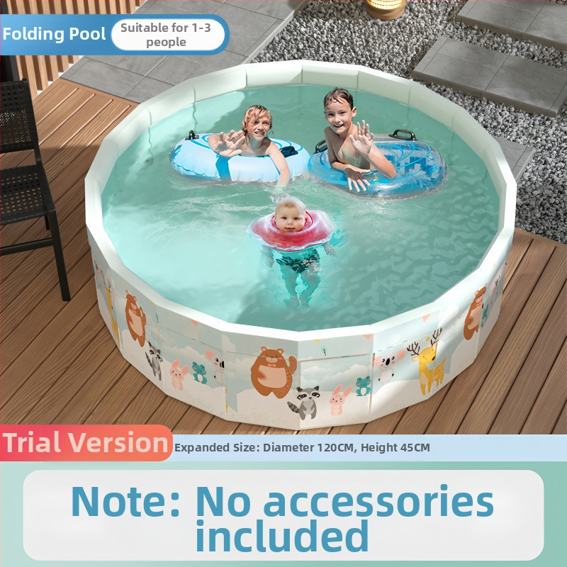 Vaikų buitinis baseinas Nepripučiamas suaugusiųjų kūdikių didelis lauko lauko sulankstomas baseinas plaukimo kibiras