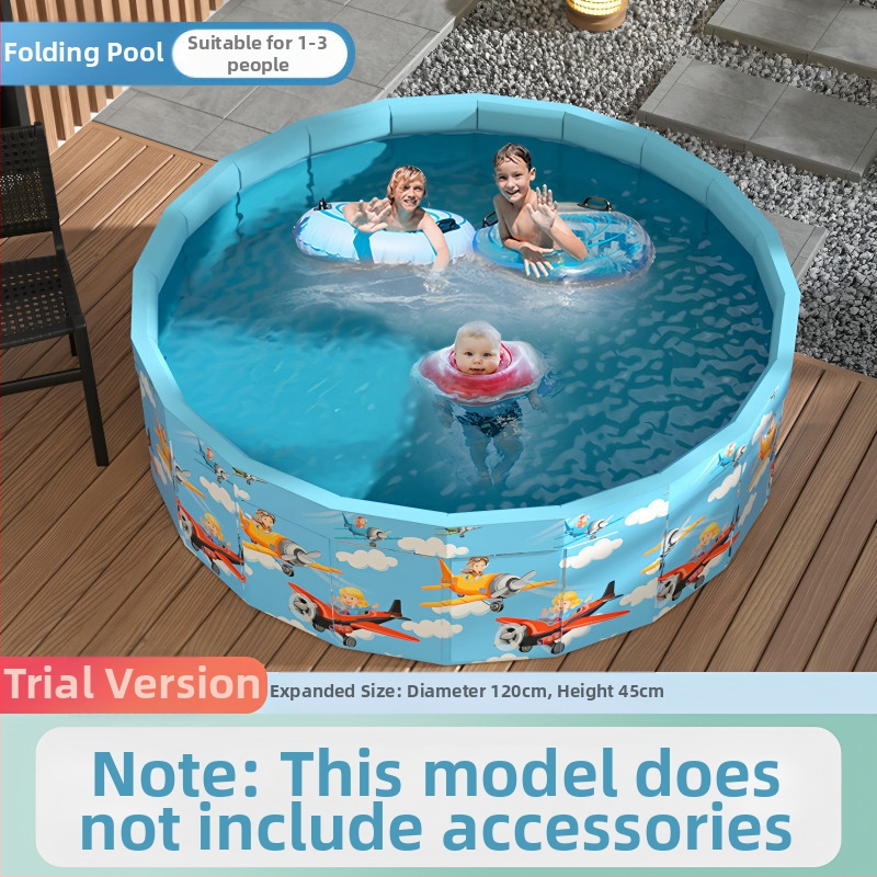 Vaikų buitinis baseinas Nepripučiamas suaugusiųjų kūdikių didelis lauko lauko sulankstomas baseinas plaukimo kibiras