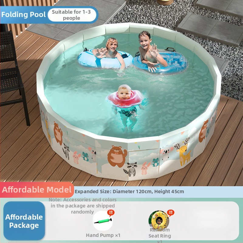 Vaikų buitinis baseinas Nepripučiamas suaugusiųjų kūdikių didelis lauko lauko sulankstomas baseinas plaukimo kibiras