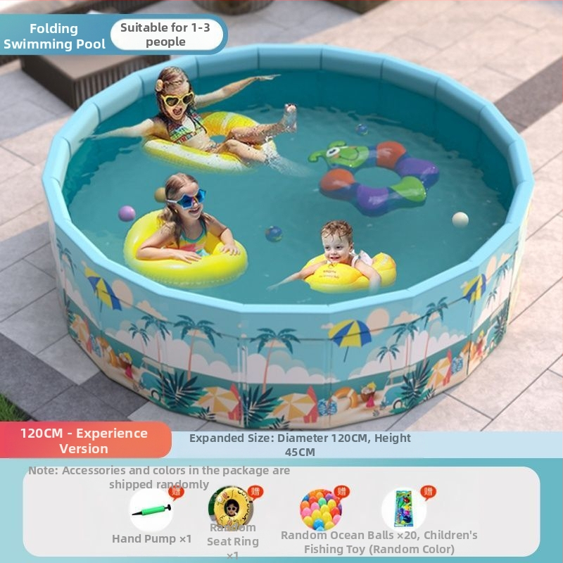 Vaikų buitinis baseinas Nepripučiamas suaugusiųjų kūdikių didelis lauko lauko sulankstomas baseinas plaukimo kibiras