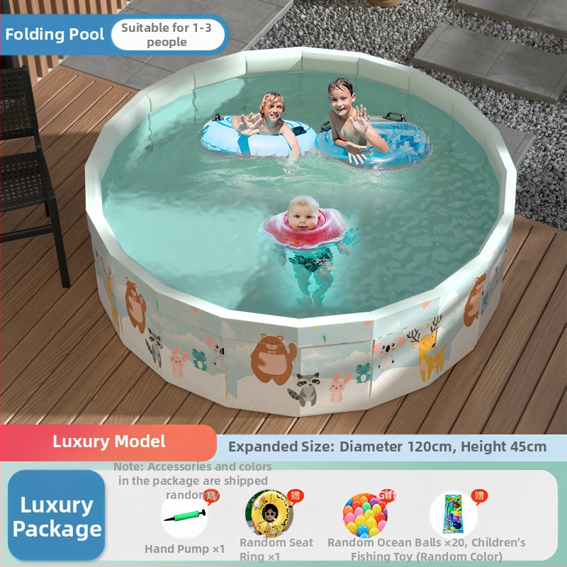 Vaikų buitinis baseinas Nepripučiamas suaugusiųjų kūdikių didelis lauko lauko sulankstomas baseinas plaukimo kibiras