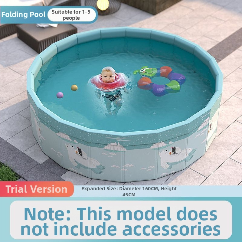 Vaikų buitinis baseinas Nepripučiamas suaugusiųjų kūdikių didelis lauko lauko sulankstomas baseinas plaukimo kibiras