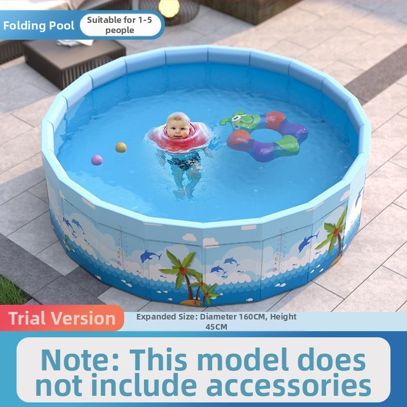 Vaikų buitinis baseinas Nepripučiamas suaugusiųjų kūdikių didelis lauko lauko sulankstomas baseinas plaukimo kibiras